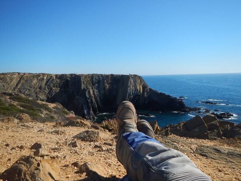 Coastal cliff farewell