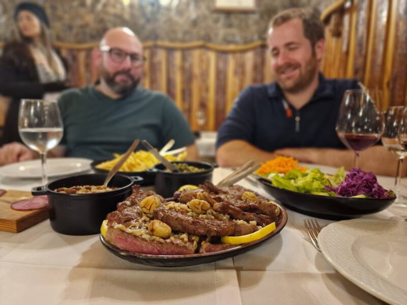 Welcome dinner table